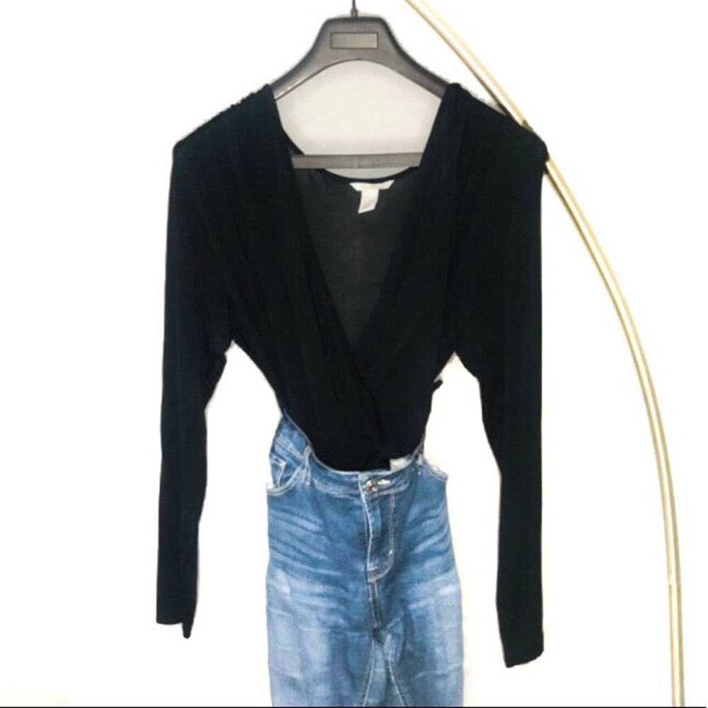 H&M black bodysuit
